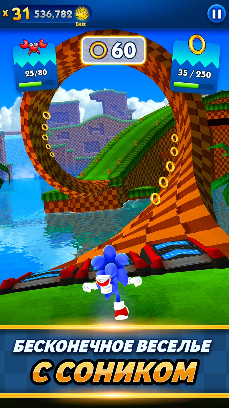 Скриншот Sonic Dash Run 1